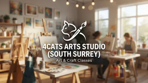 4Cats Arts Studio (South Surrey) — AI illustration, not a venue photograph