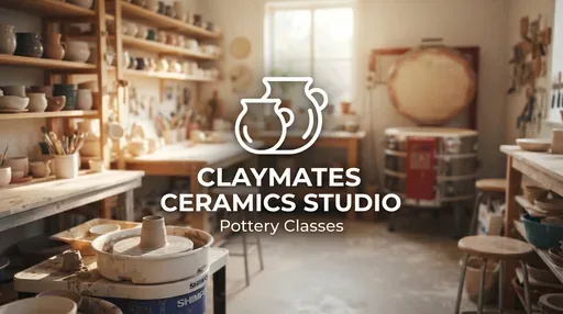 Claymates Ceramics Studio — AI illustration, not a venue photograph