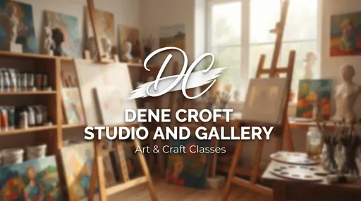 Dene Croft studio and gallery — AI illustration, not a venue photograph
