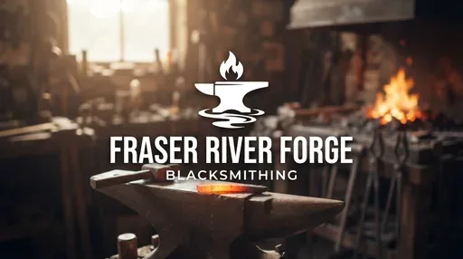 Fraser River Forge — AI illustration, not a venue photograph