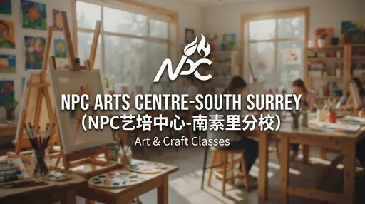 NPC Arts Centre-South Surrey （NPC艺培中心-南素里分校） — AI illustration, not a venue photograph