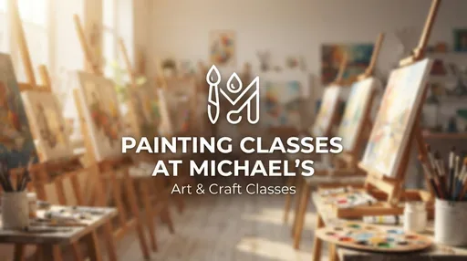 Painting Classes at Michael's — AI illustration, not a venue photograph