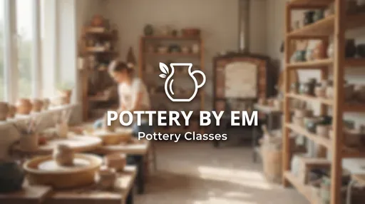 Pottery by Em — AI illustration, not a venue photograph