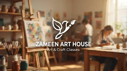 Zameen Art House — AI illustration, not a venue photograph